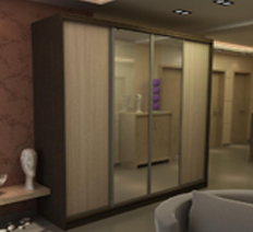 Шкаф-купе "Леон 2 И4"