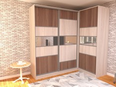 Шкаф-купе "Геометрия 2 - Б03" (Т3)