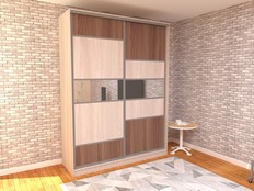 Шкаф-купе "Геометрия 2 - Б02"