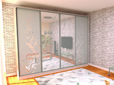 Шкаф-купе "Рид 2 - 44м4"