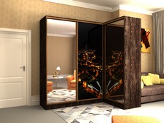 Шкафы-купе "Стэн - 300ф1" (T3)