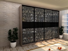 Шкаф-купе "Нуар 2" Д4